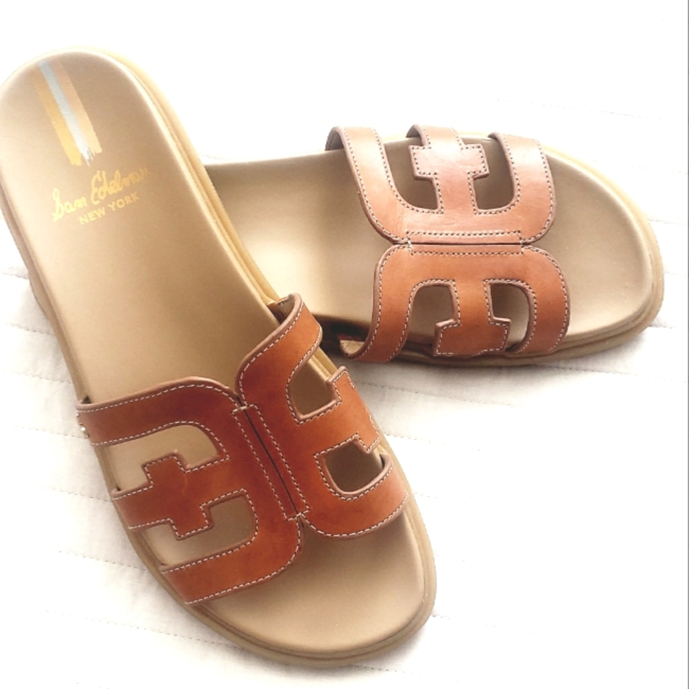 Sam Edelman Brown Slide Sandals